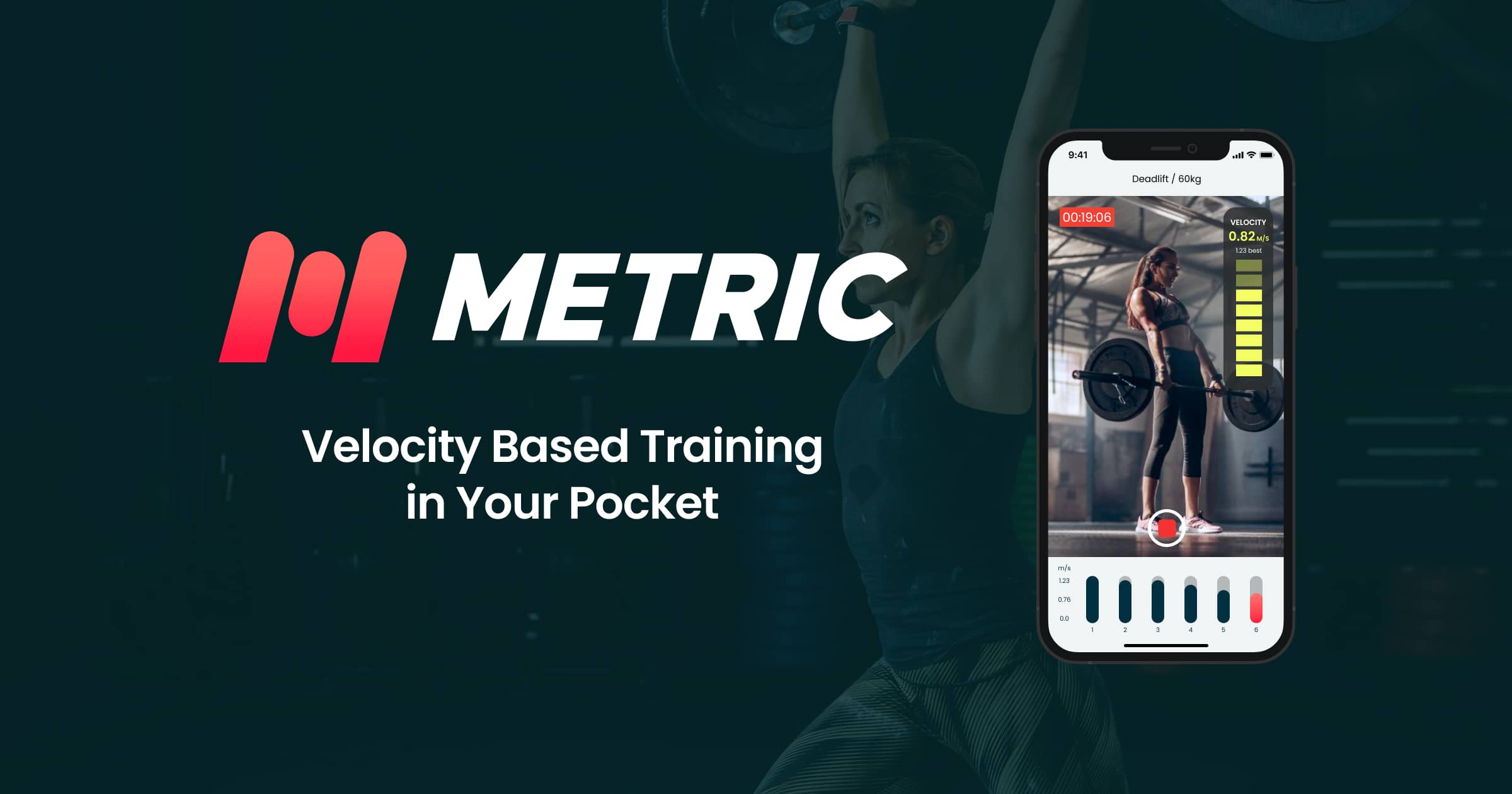 Metric VBT Velocity Based Training on your Smartphone